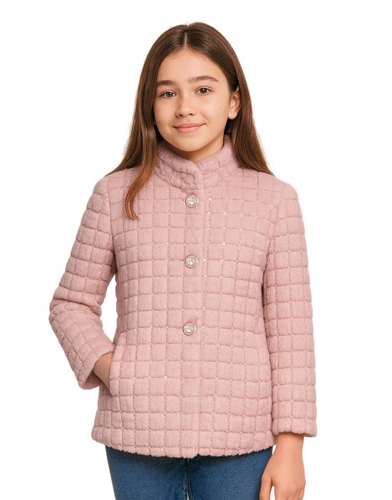 Girls Coat  Rose Pink